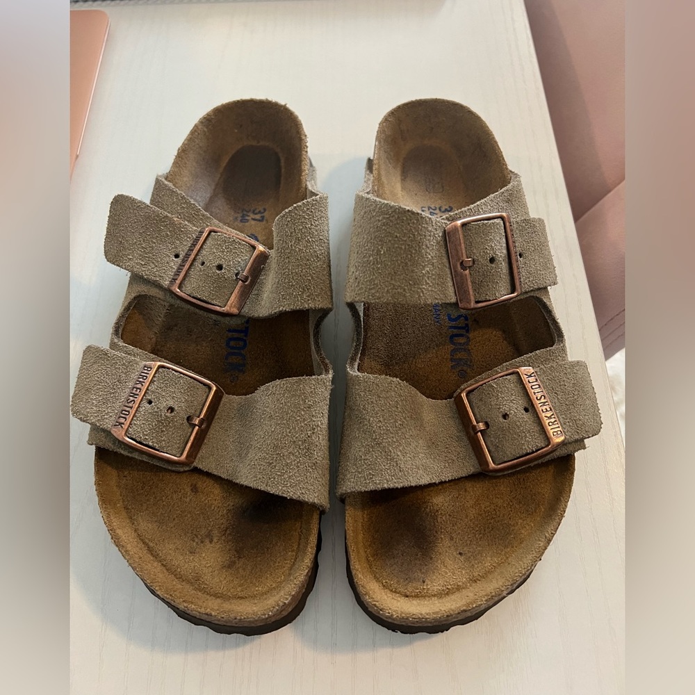 Womens Arizona Suede Birkenstocks